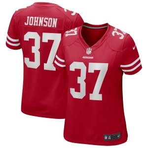 Women's Jimmy Johnson Scarlet Retired Player Limited Team Jersey