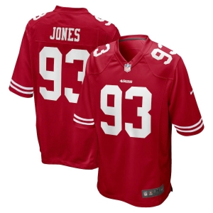 Men's D.J. Jones Scarlet Player Limited Team Jersey