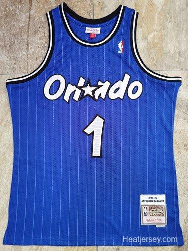 Men's Anfernee Hardaway Blue Retro Classic Team Jersey