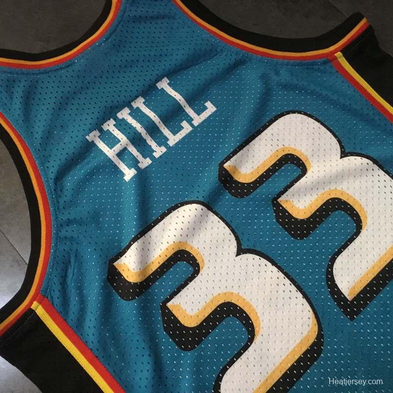 Men's Grant Hill Blue Retro Classic Team Jersey