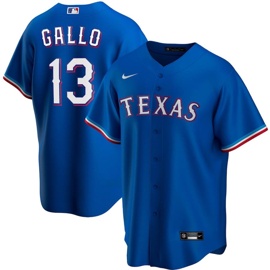 Youth Joey Gallo Royal Alternate 2020 Player Team Jersey