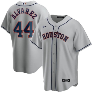 Men's Yordan Alvarez Gray Road 2020 Player Team Jersey