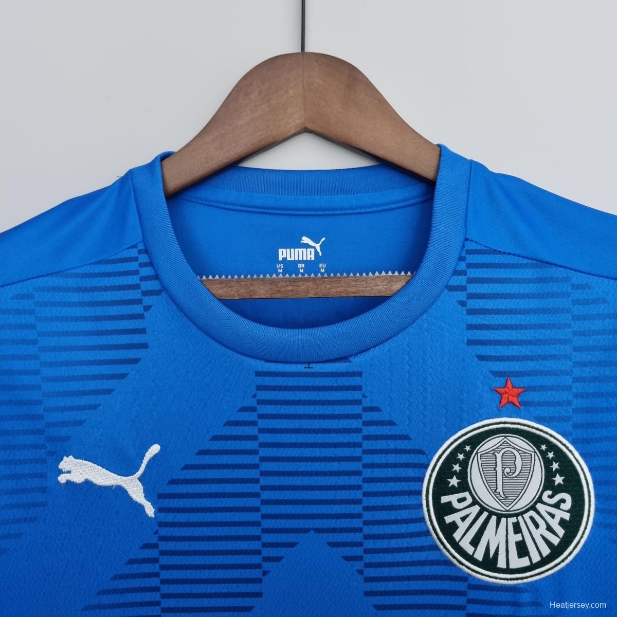 22/23 Palmeiras Goalkeeper Blue Soccer Jersey