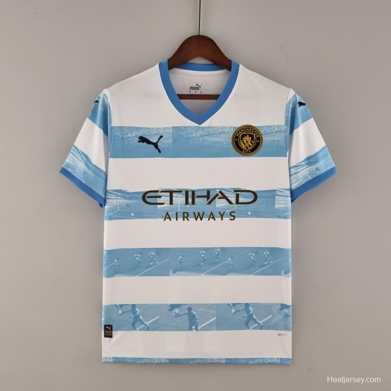 22/23 Manchester City Commemorative White Blue