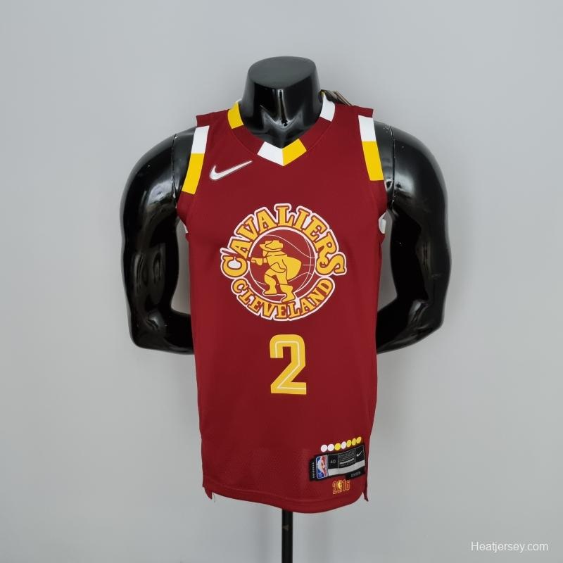 2022 Cleveland Cavaliers Irving#2 Urban Edition Red NBA Jersey