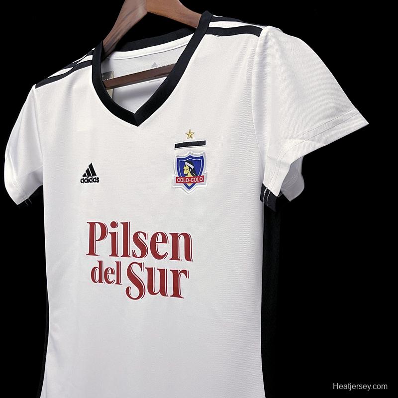 22/23 Colo Colo Home Woman  Soccer Jersey