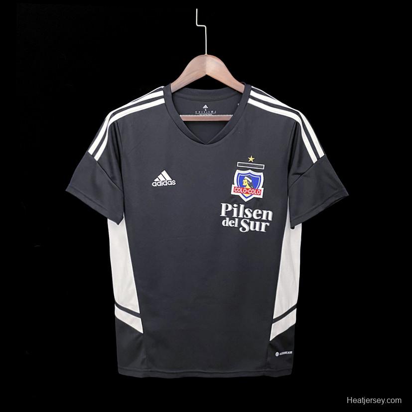 22/23 Colo Colo Training Black Soccer Jersey