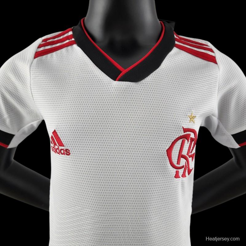 22/23 Flamengo Away Kids Size 16-28 Soccer Jersey