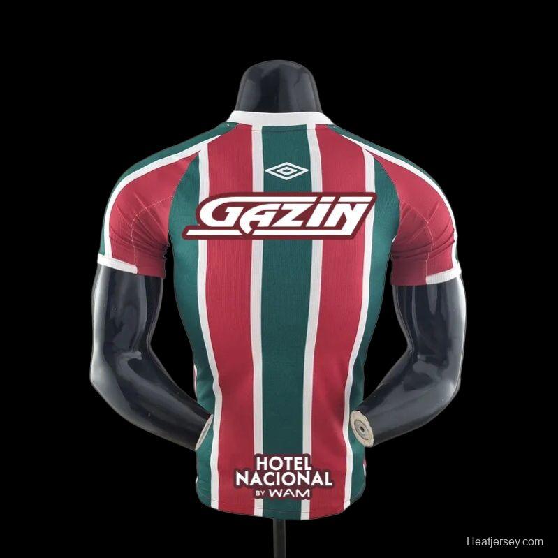 Player Version 22/23 All Sponsors Fluminense Home Soccer Jersey