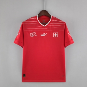 2022 Switzerland Home Soccer Jersey