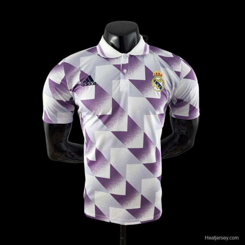 22/23 POLO Real Madrid Purple And White