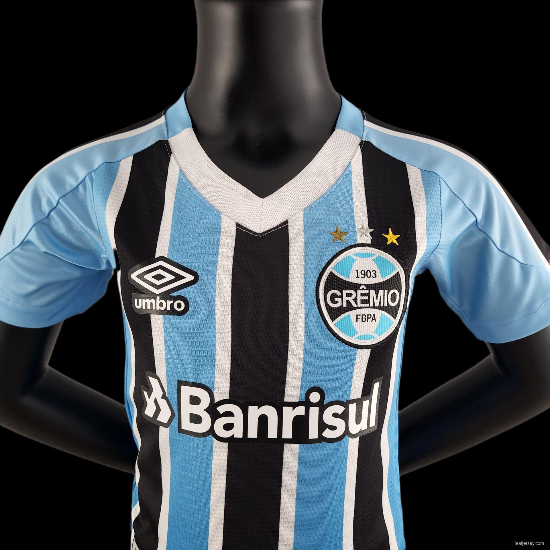 22/23 Kids Kit Gremio Home Size：16-28 Soccer Jersey