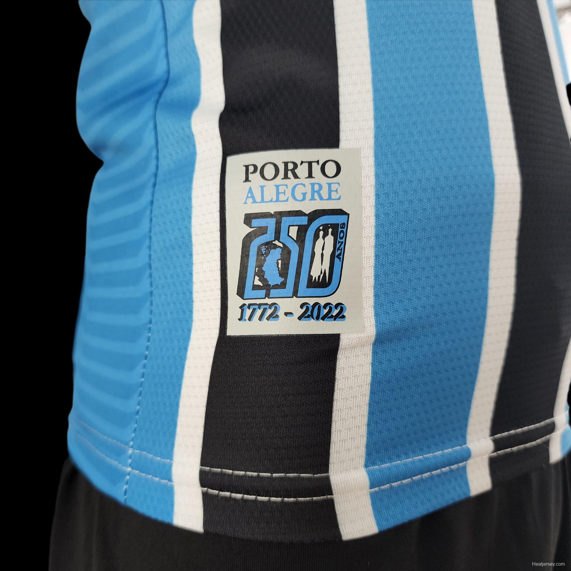 22/23 Kids Kit Gremio Home Size：16-28 Soccer Jersey