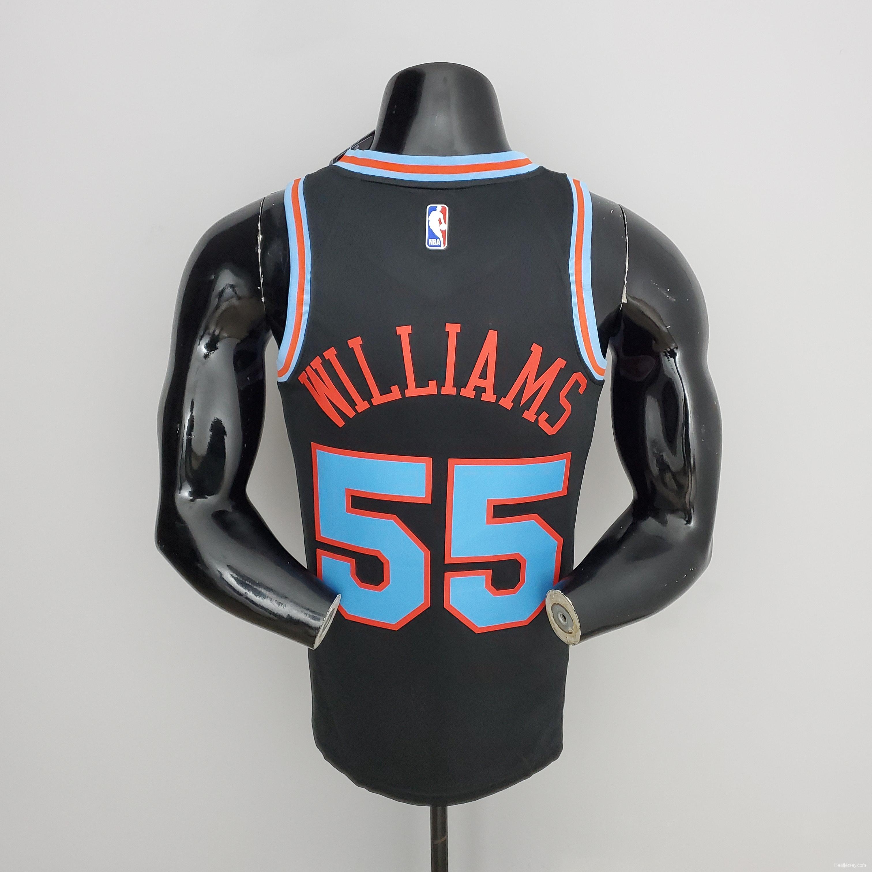 2021 NBA Kings Williams#55 Black City Edition