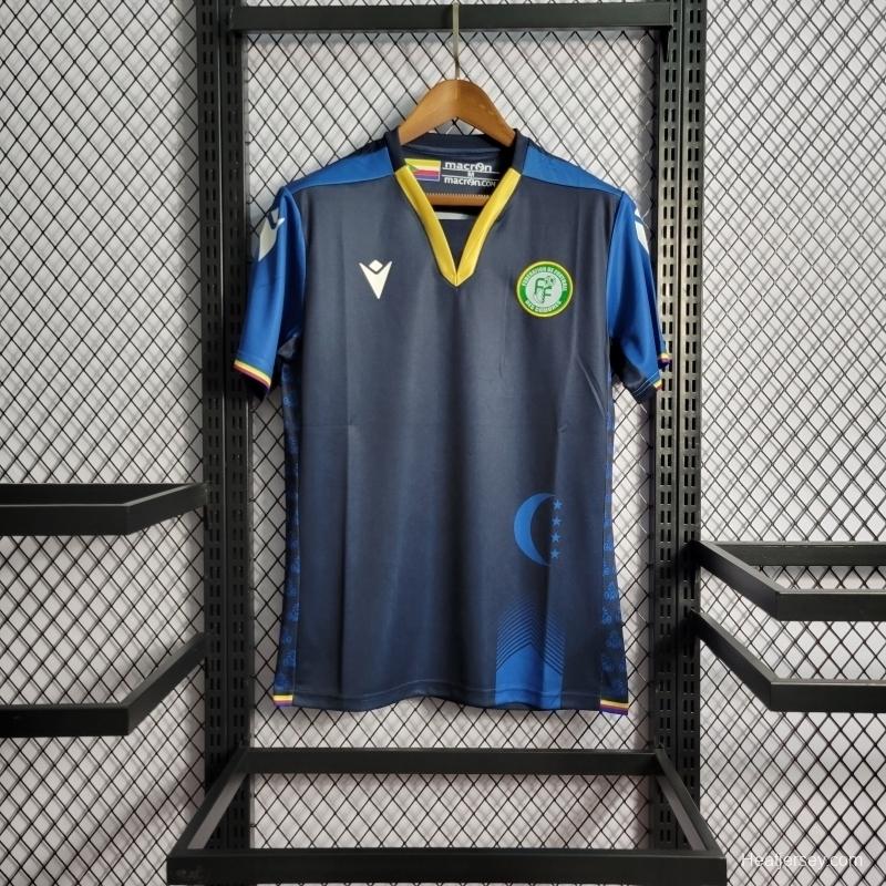 22/23 Comoros Third Sapphire Soccer Jersey