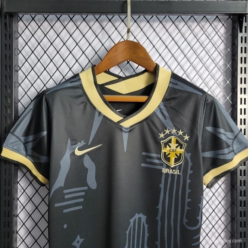 2022 Brazil Women Black Jersey