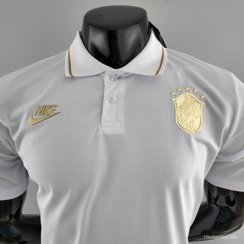 2022 POLO Brazil White Jersey