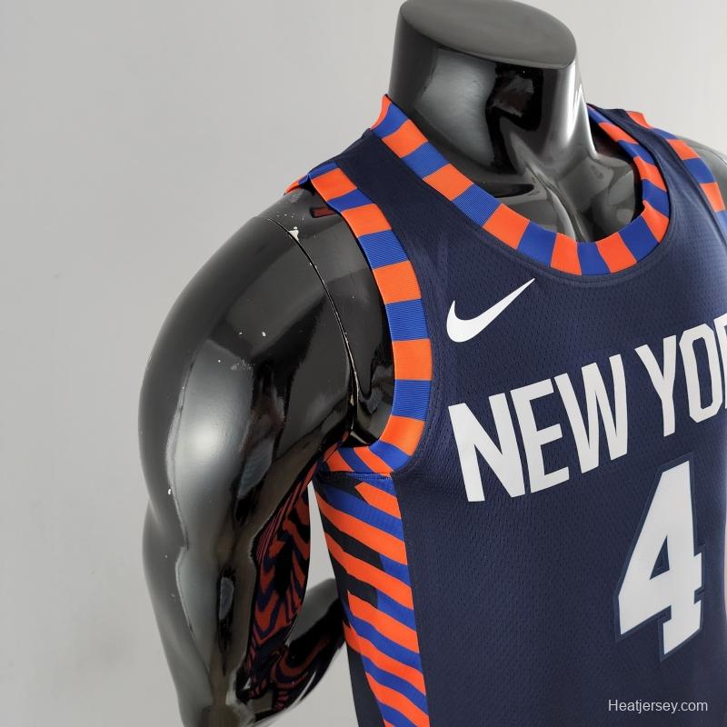 New York Knicks ROSE #4 Striped NBA Jersey