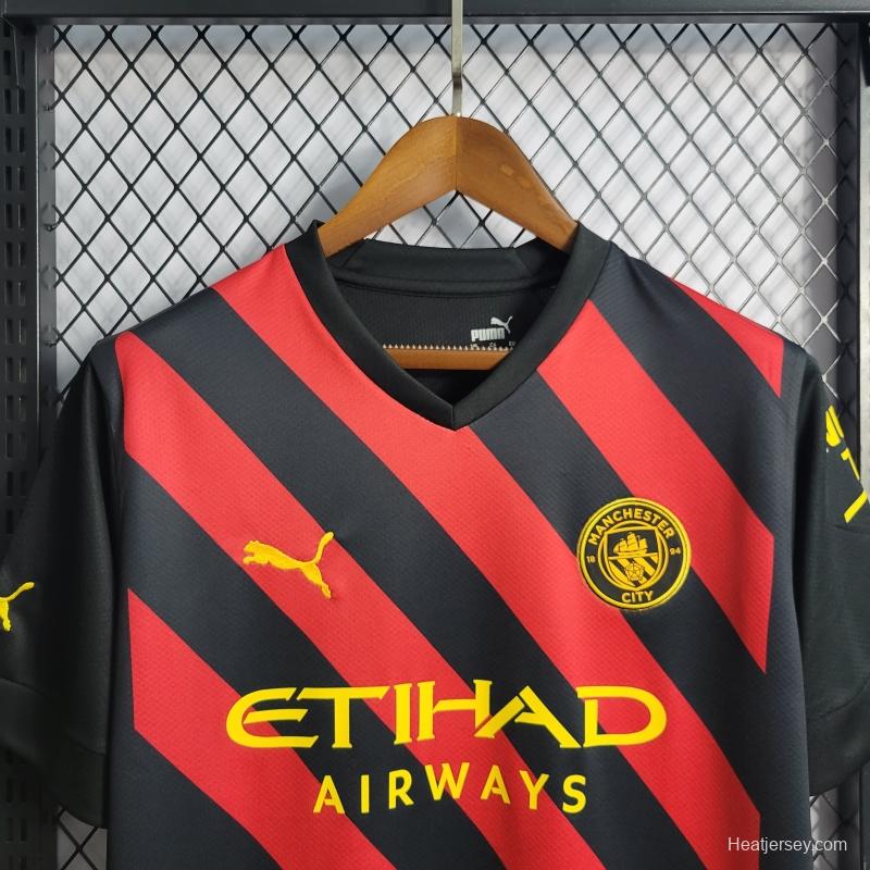 22/23 Manchester City Away Soccer Jersey