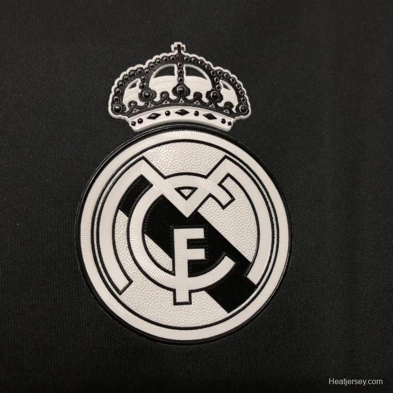 Retro 14/15 Real Madrid Third Dragon Black Soccer Jersey