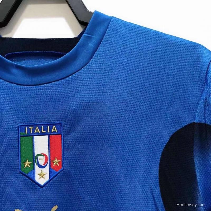 Retro 2006 Italy Home Soccer Jersey