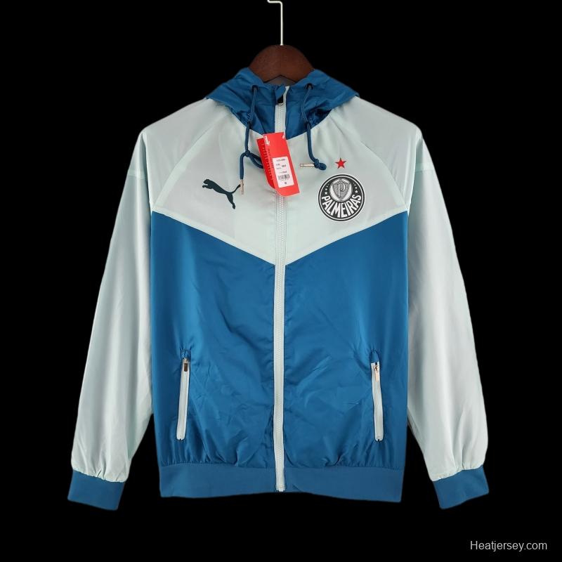 22/23 Palmeiras Windbreaker Blue