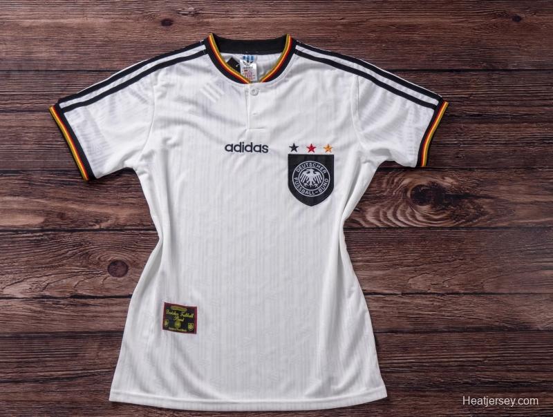 Retro 1996 Germany Home Soccer Jersey