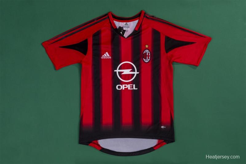 RETRO 04/05 AC Milan Home Soccer Jersey