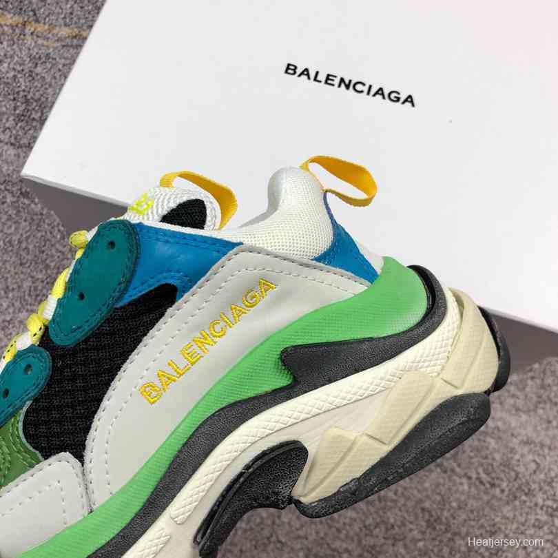 Men Balenciaga Triple-S Sneaker Green/Grey