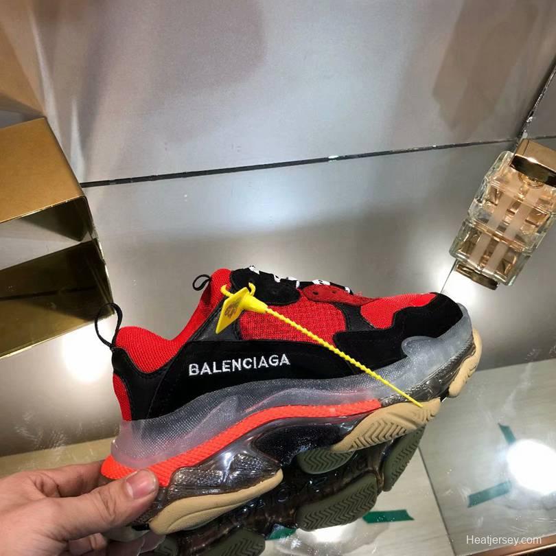 Men/Women Balenciaga Triple-S Sneaker Red/White Item 6380340