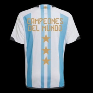 3 Stars 2022 Argentina Home Jersey CAMPEONES DEL MUNDO Printing