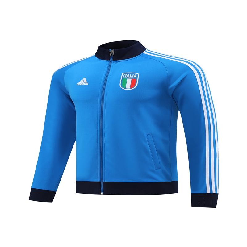 2022 Italy Blue Full Zipper Tracksuit