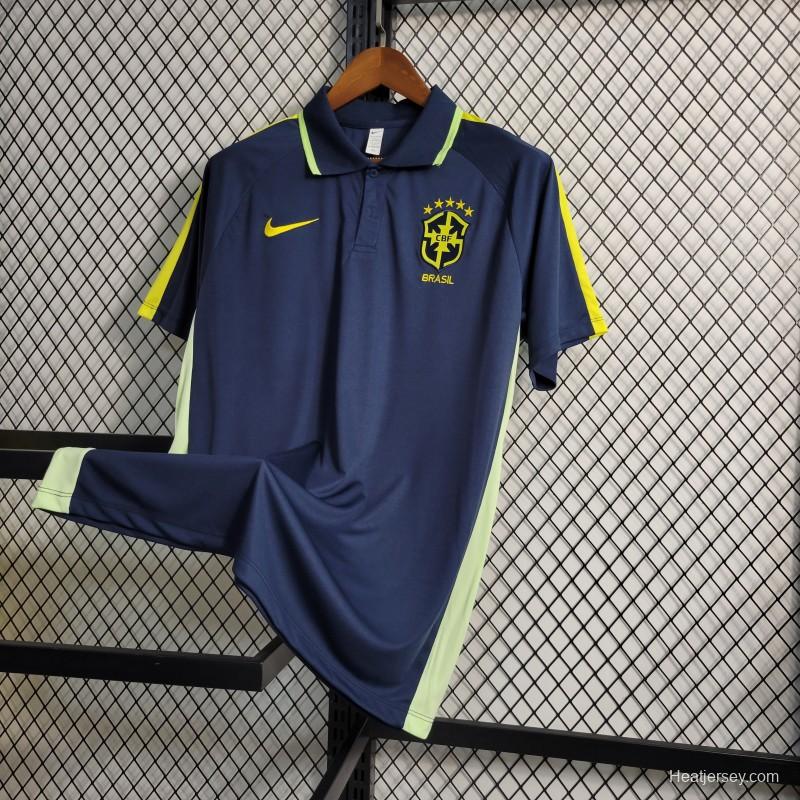 2023 Brazil Navy POLO Jersey