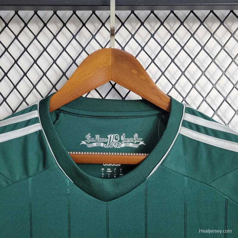 Retro Long Sleeve 2012/13 Real Madrid Third Green Jersey