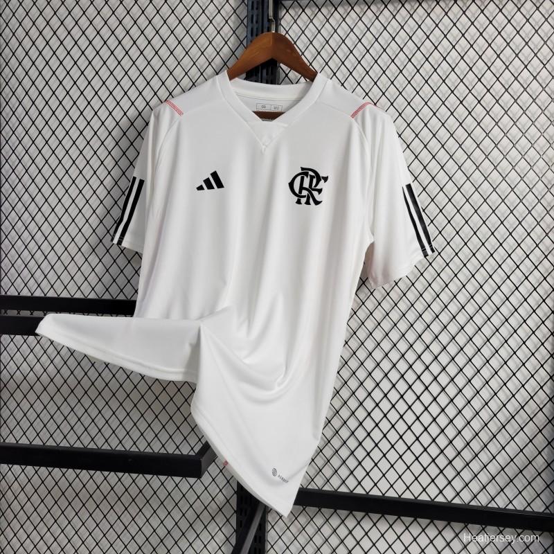 23-24 Flamengo Training White Jersey