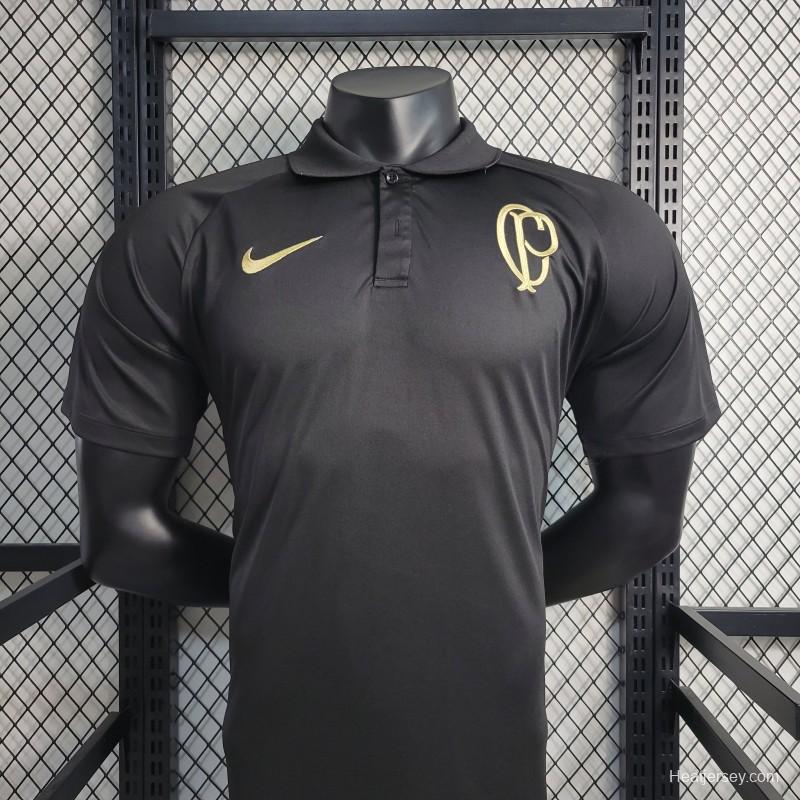 23-24 POLO Corinthians Black Training Jersey