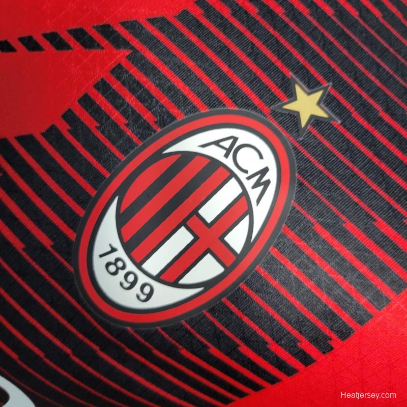 Player Version 23-24 AC Milan Home Jersey