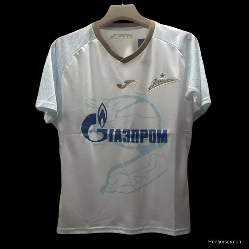 23/24 Zenit Away White Jersey