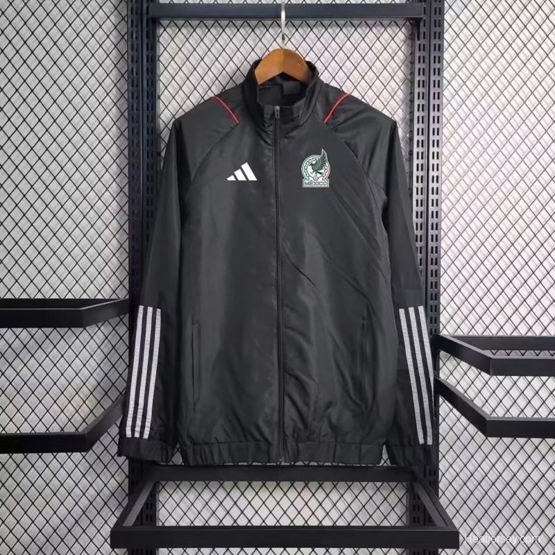 2023 Mexico Black Windbreaker