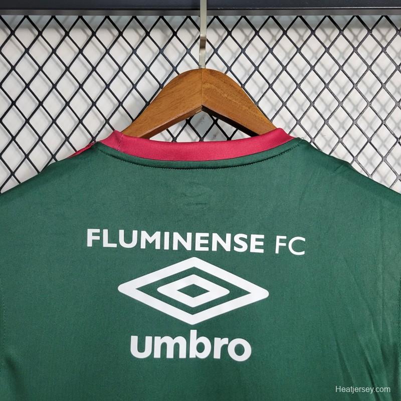 23-24 Fluminense Red/Green Training Jersey