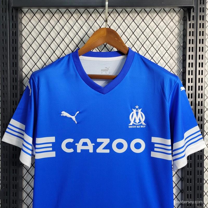 23-24 Olympique Marseille Blue Training Jersey