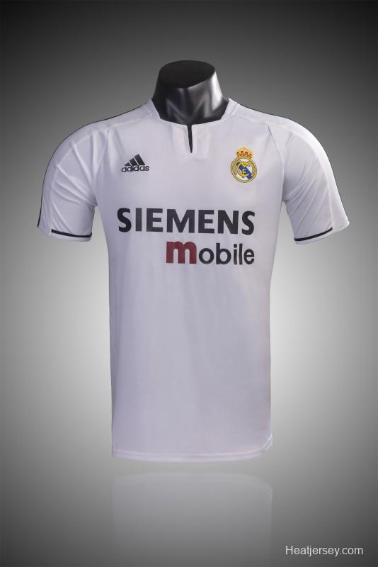 Retro 03/04 Real Madrid Home Jersey