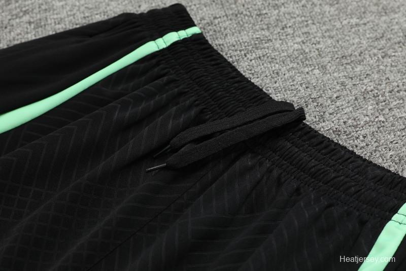 23-24 Liverpool Black Green Short Sleeve+Shorts