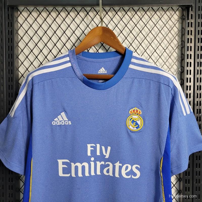 Retro 13-14 Real Madrid Away Blue Jersey