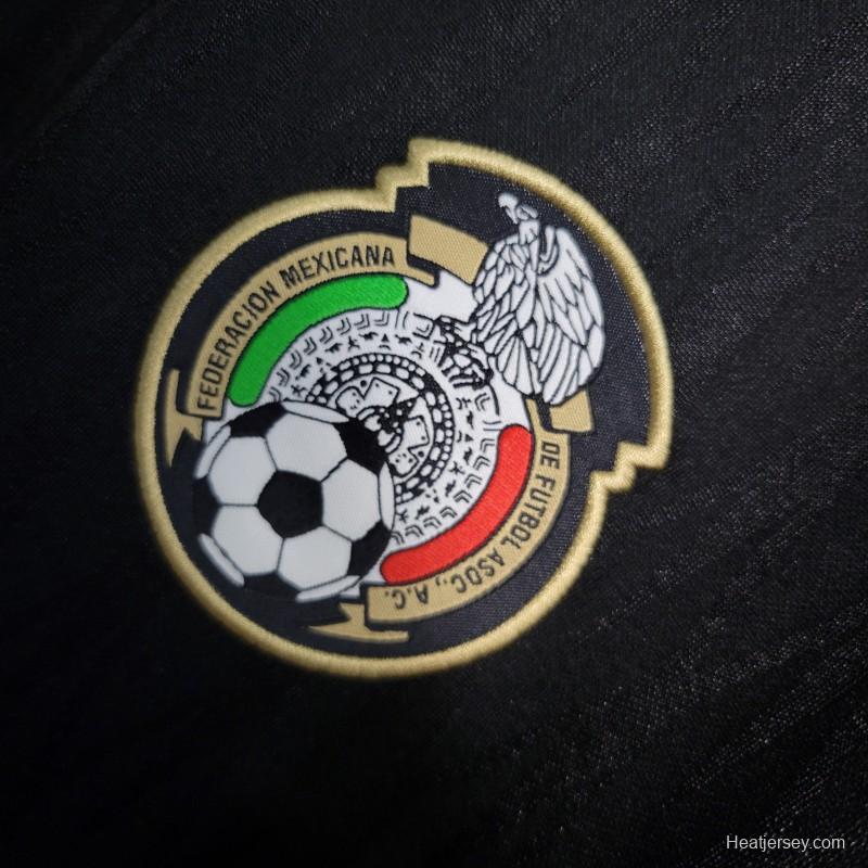 Retro 2010 Mexico Away Black Jersey