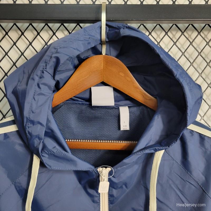 2023 Adidas Blue Windbreaker