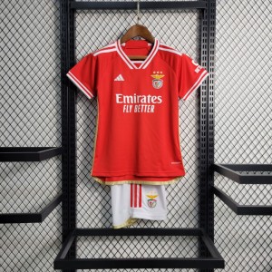 23-24 KIDS Benfica Home Jersey Size 16-28