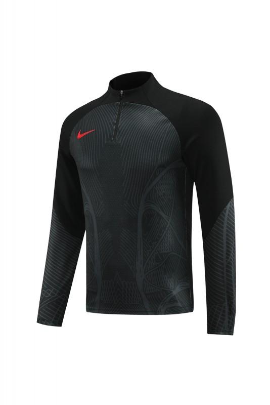 2024 Nike Black Half Zipper Jacket+Pants