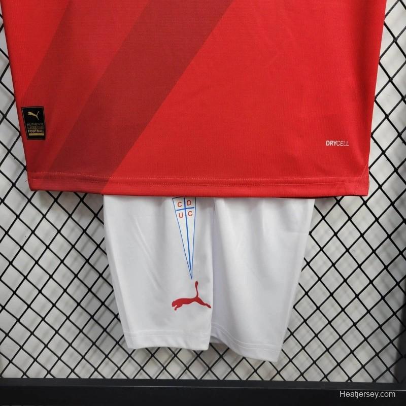 24/25 Kids Deportivo Universidad Catolica Away Red Jersey