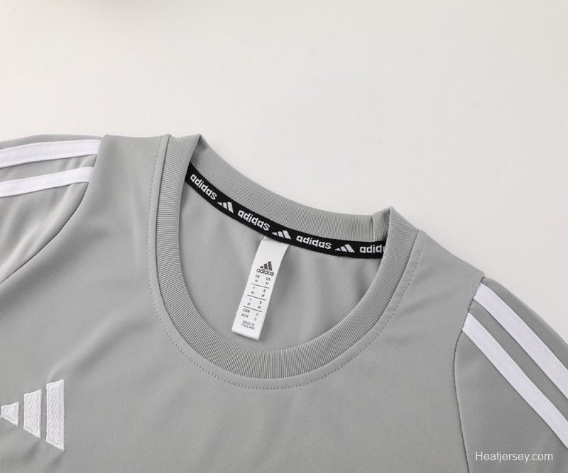 2024 Adidas Grey Short Sleeve Jersey+Shorts